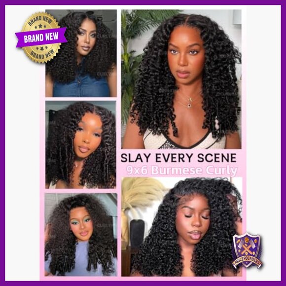 22 Inch Human Hair Wig 200% Density Glueless Lace Front Spiral Curly main image 6